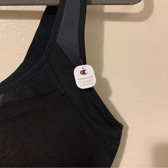 Champion Women’s Black Motion Control Underwire Sports Bra Long Line 38DD XL - Picture 10 of 11